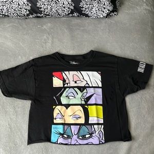 Disney villain crop top